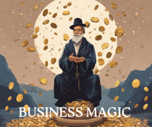 Business Magic. Achieving effective management goals and gaining financial growth and development. Creating favorable opportunities
